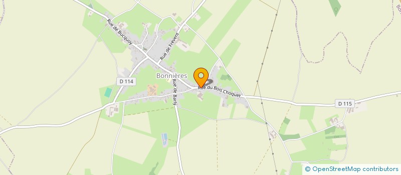 localisation de l'entreprise MADAME LYSE BLANCHARD  BONNIERES