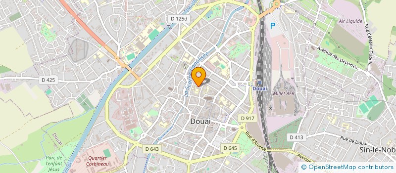 localisation de l'entreprise MADAME LYSE BOISTEL à DOUAI