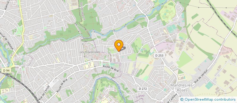 localisation de l'entreprise MADAME LYSE D'HULSTER  VILLECRESNES