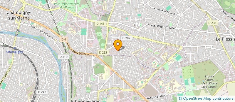 localisation de l'entreprise MADAME LYSE DAHLIA EBANAT-INGAUTA à CHAMPIGNY-SUR-MARNE