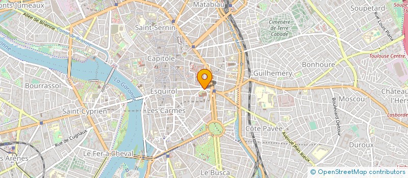 localisation de l'entreprise MADAME LYSE FESCOURT  TOULOUSE