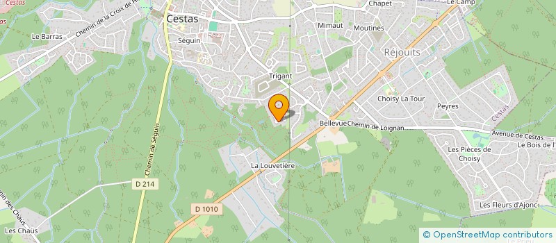 localisation de l'entreprise MADAME LYSE PREVOTEL  CESTAS