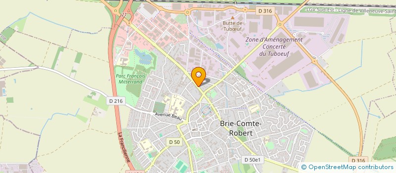 localisation de l'entreprise MADAME LYSE QUENTON  BRIE-COMTE-ROBERT