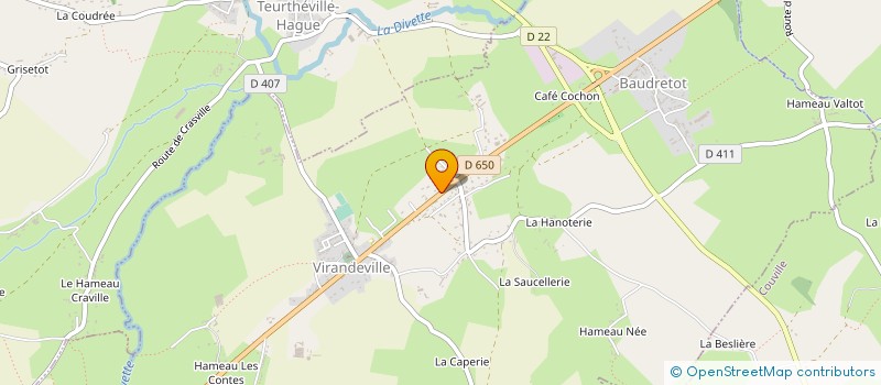localisation de l'entreprise MADAME LYSE TEILHOL à VIRANDEVILLE