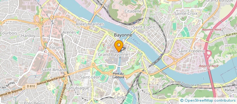 localisation de l'entreprise MADAME LYSIA GALLIANO à BAYONNE