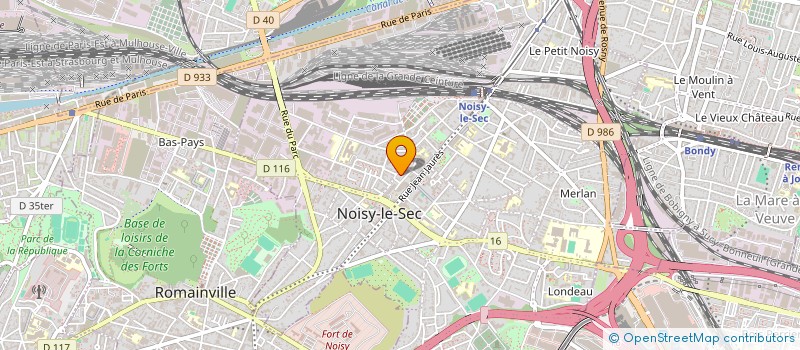 localisation de l'entreprise MADAME LYSIANE ANDRE à NOISY-LE-SEC