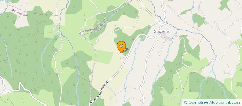 localisation de l'entreprise MADAME LYSIANE BAUDRY  GOUZENS