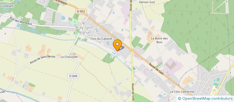 localisation de l'entreprise MADAME LYSIANE BEAUMELLE  BRAY-SAINT-AIGNAN