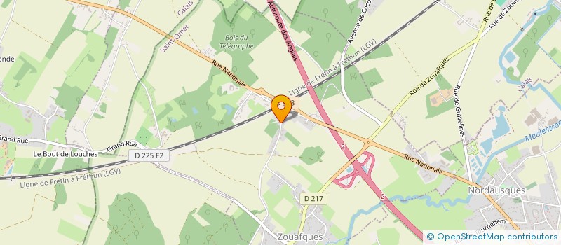 localisation de l'entreprise MADAME LYSIANE BOUTLEUX  ZOUAFQUES