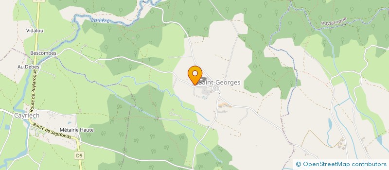 localisation de l'entreprise MADAME LYSIANE CELLIER à SAINT-GEORGES
