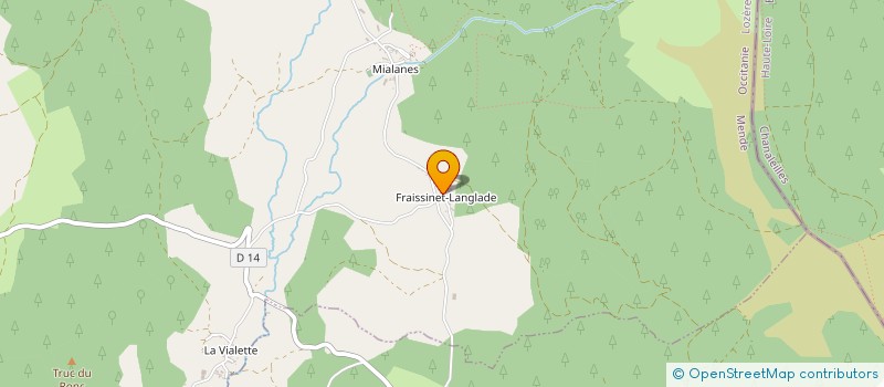 localisation de l'entreprise MADAME LYSIANE COLOMB  LE MALZIEU FORAIN