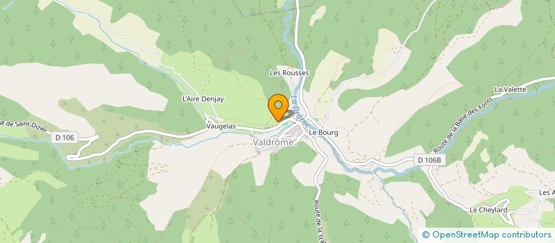 localisation de l'entreprise MADAME LYSIANE CONTAMINE  VALDROME