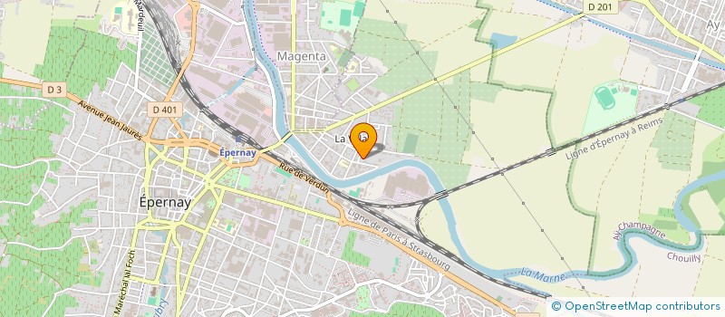 localisation de l'entreprise MADAME LYSIANE DANIELLE BENYS  EPERNAY