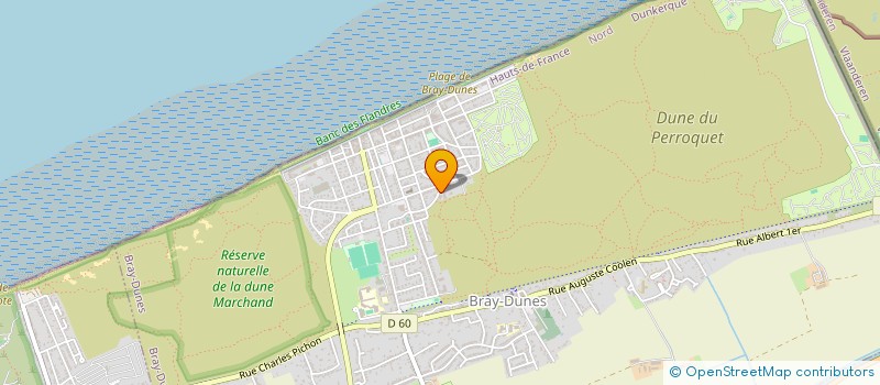 localisation de l'entreprise MADAME LYSIANE DHONDT  BRAY-DUNES