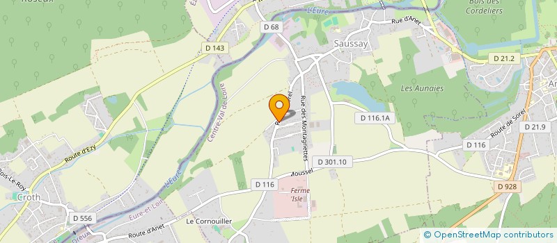 localisation de l'entreprise MADAME LYSIANE DOINEAU à SAUSSAY