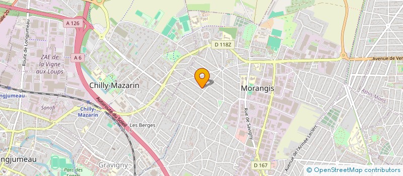 localisation de l'entreprise MADAME LYSIANE DUPERCHE à MORANGIS