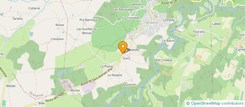 localisation de l'entreprise MADAME LYSIANE DUQUENOY à ARDOIX