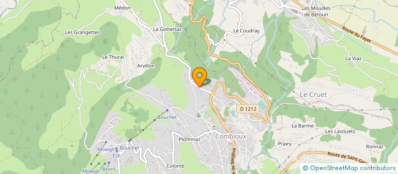 localisation de l'entreprise MADAME LYSIANE DURR  COMBLOUX