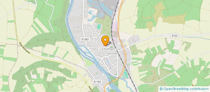 localisation de l'entreprise MADAME LYSIANE FOSSE à CHAMPS-SUR-YONNE