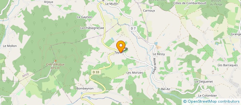 localisation de l'entreprise MADAME LYSIANE GILFORT  SAINT-PIERRE-LA-PALUD