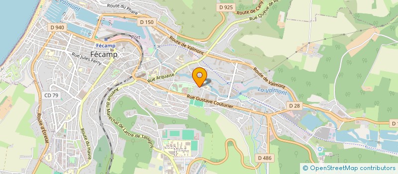 localisation de l'entreprise MADAME LYSIANE GREAUME  FECAMP