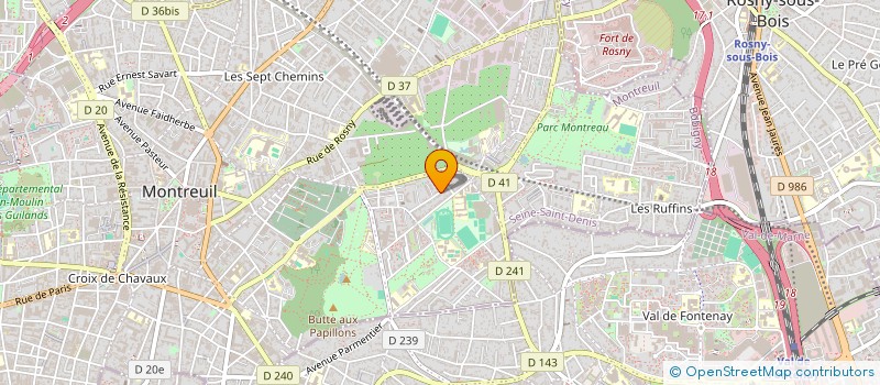 localisation de l'entreprise MADAME LYSIANE KOLLER à MONTREUIL