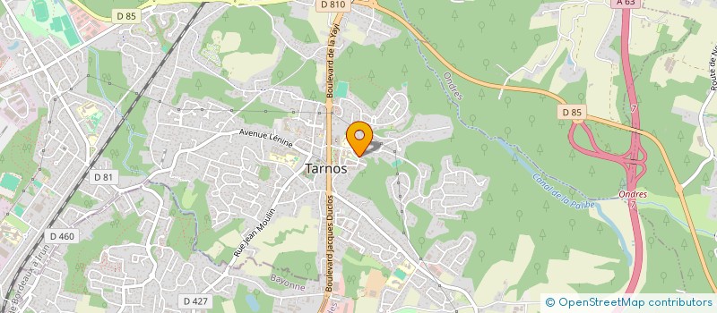 localisation de l'entreprise MADAME LYSIANE LAFFITTE  TARNOS