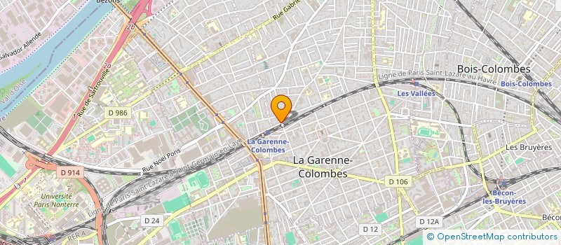 localisation de l'entreprise MADAME LYSIANE LECHIEN à COLOMBES