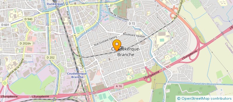 localisation de l'entreprise MADAME LYSIANE LEDEZ  COUDEKERQUE-BRANCHE