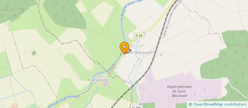 localisation de l'entreprise MADAME LYSIANE LOUIS  SAINT-BAUSSANT