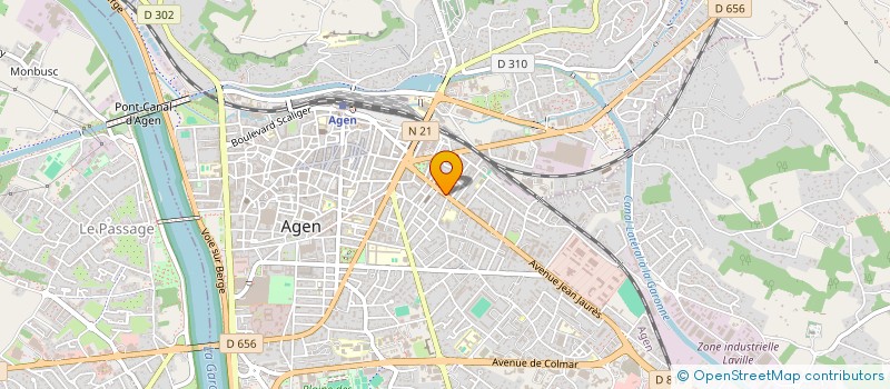 localisation de l'entreprise MADAME LYSIANE MAISONNAVE à AGEN