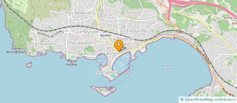 localisation de l'entreprise MADAME LYSIANE MOLINIER à BANDOL