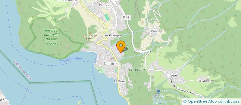 localisation de l'entreprise MADAME LYSIANE MOTTE  TALLOIRES-MONTMIN