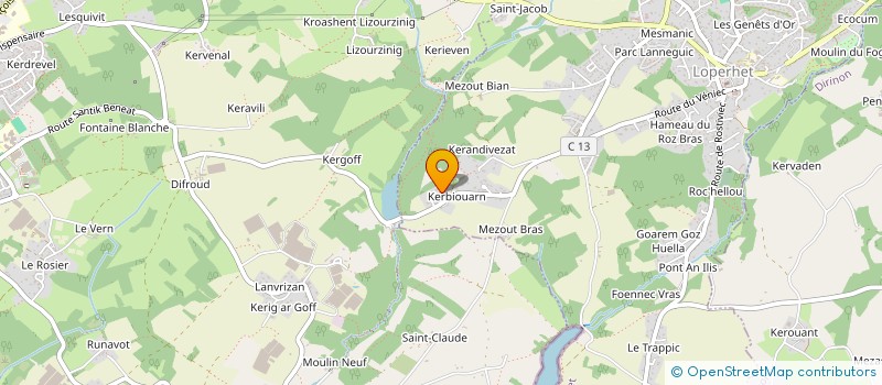 localisation de l'entreprise MADAME LYSIANE NEGRAOUI  LOPERHET