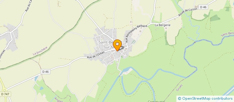 localisation de l'entreprise MADAME LYSIANE PETITHOMME  SAINT-BENOIST-SUR-MER