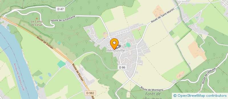 localisation de l'entreprise MADAME LYSIANE PETITON  HENOUVILLE