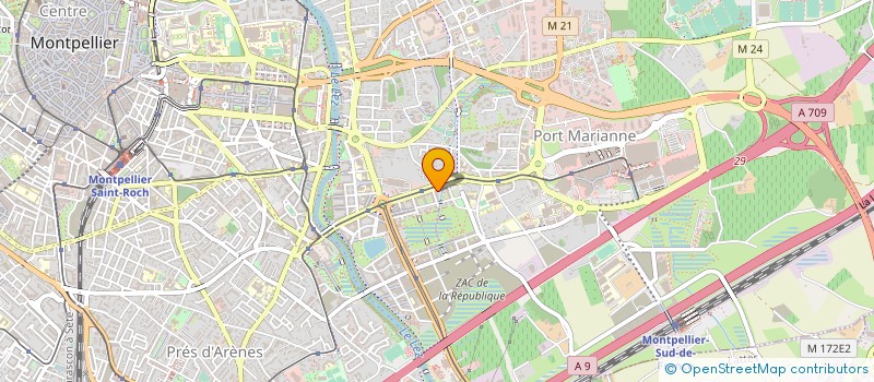 localisation de l'entreprise MADAME LYSIANE PIERROT à MONTPELLIER