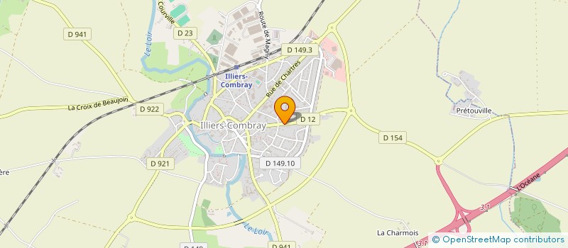 localisation de l'entreprise MADAME LYSIANE PINSON à ILLIERS-COMBRAY