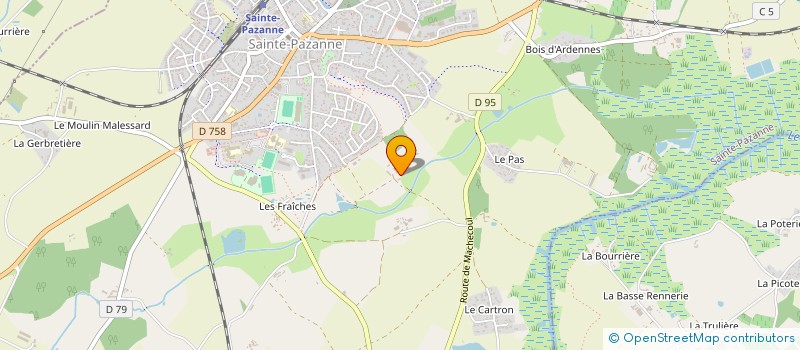 localisation de l'entreprise MADAME LYSIANE PLANTIVE à SAINTE-PAZANNE