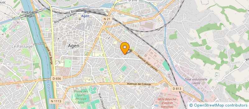 localisation de l'entreprise MADAME LYSIANE REDDAD à AGEN