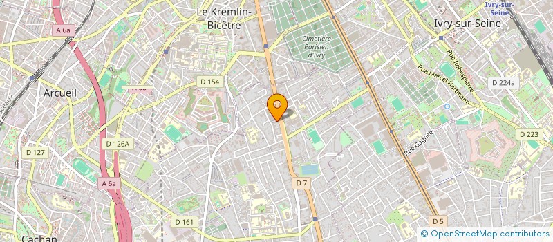 localisation de l'entreprise MADAME LYSIANE REMY  VILLEJUIF