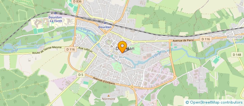 localisation de l'entreprise MADAME LYSIANE RIBSCHIAIN à DOURDAN