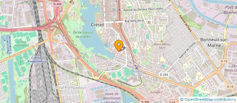 localisation de l'entreprise MADAME LYSIANE SALOME FORTES à CRETEIL