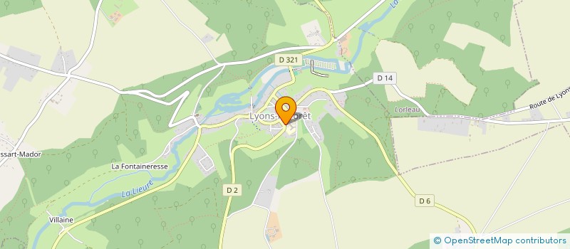 localisation de l'entreprise MADAME LYSIANE SALVADORI à LYONS-LA-FORET