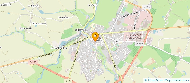 localisation de l'entreprise MADAME LYSIANE SECHET à LYS-HAUT-LAYON