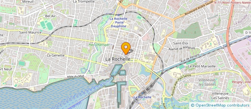 localisation de l'entreprise MADAME LYSIANE TAFFORET  LA ROCHELLE