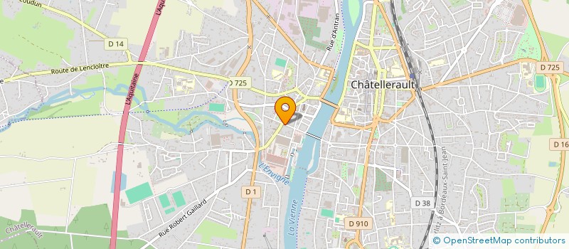 localisation de l'entreprise MADAME LYSIANE TOUZALIN à CHATELLERAULT