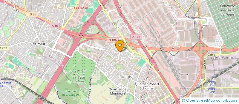 localisation de l'entreprise MADAME LYSIANE ZERMATI  RUNGIS