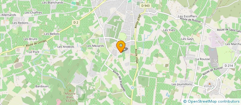 localisation de l'entreprise MADAME LYSIANNE MALCLES  SAINT-SATURNIN-LES-APT