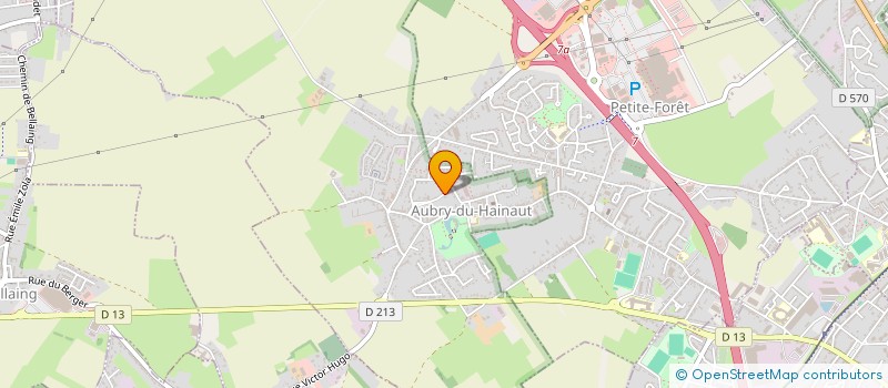 localisation de l'entreprise MADAME LYSIE SAMPAIX  AUBRY-DU-HAINAUT